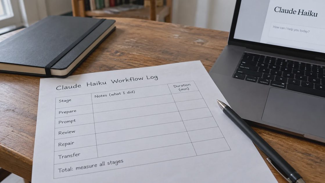 Include the Whole Process A practical effort log includes preparation, prompting, review, repair, and transfer.