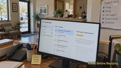 A Customer-Support Triage Workflow for a Five-Person Business