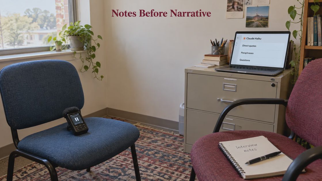 How a Small Content Team Can Turn Interview Notes Into a First Draft