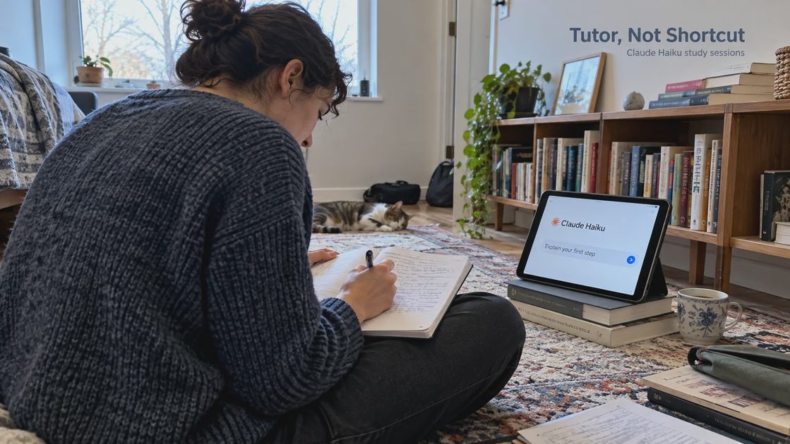 Use Claude as a Tutor, Not a Shortcut: A Practical Study Session Template